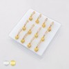12PCS OF MULTI CZ DANGLING HEART 316L SURGICAL STEEL NOSE HOOP O-RING BOX 12PCS OF MULTI CZ DANGLING HEART 316L SURGICAL STEEL NOSE HOOP O-RING BOX